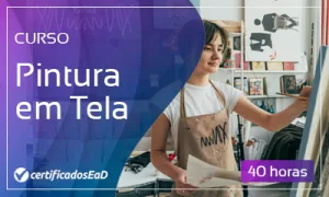 Curso online gratuito de Pintura em tela
