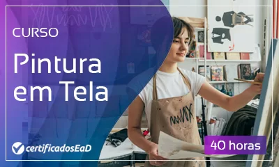 Curso online gratuito de Pintura em tela