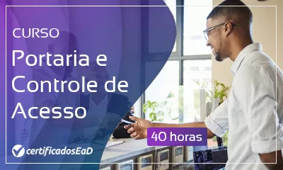 Curso online gratuito de Portaria e controle de acesso