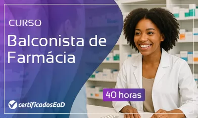 Curso online gratuito de Balconista de Farmácia