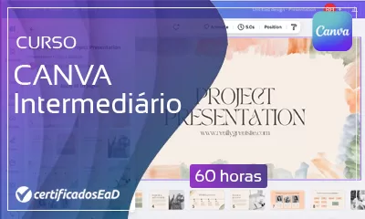 Curso online gratuito de CANVA intermediário
