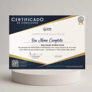 Certificado até 40 horas