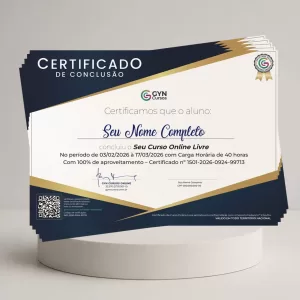 Kit de 5 certificados